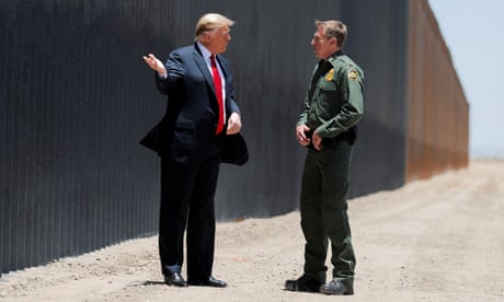 CBP surveillance and military security along the Mexico border