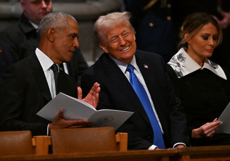 Michelle Obama smiling during a public event