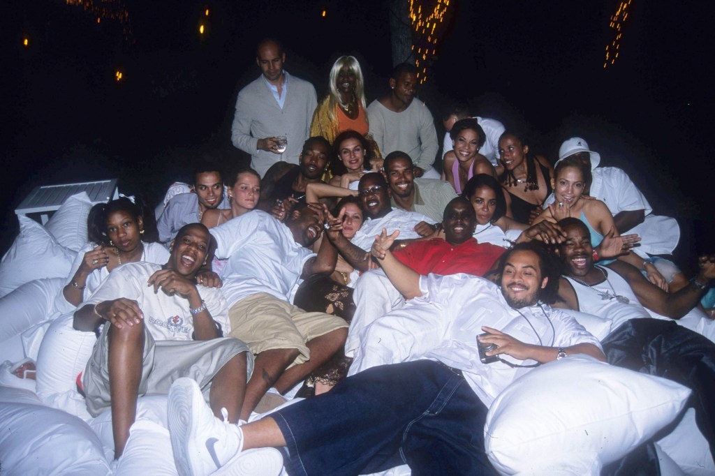 Jay Z and Damon Dash at a 1997 event