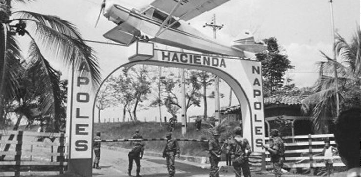 Vista aérea de Hacienda Nápoles, símbolo del imperio de Pablo Escobar