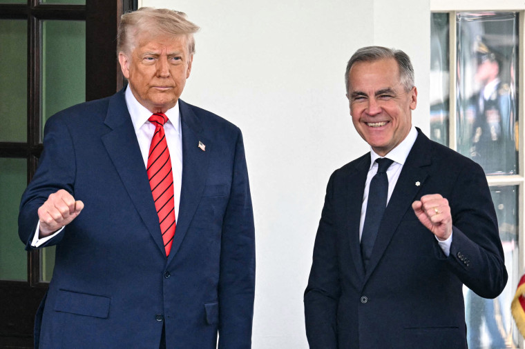 Sky News coverage of the Trump-Carney meeting