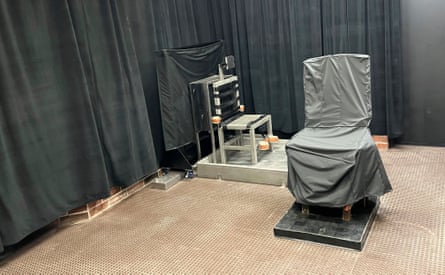 A firing squad execution chamber in South Carolina, relevant to the Mikal Mahdi case