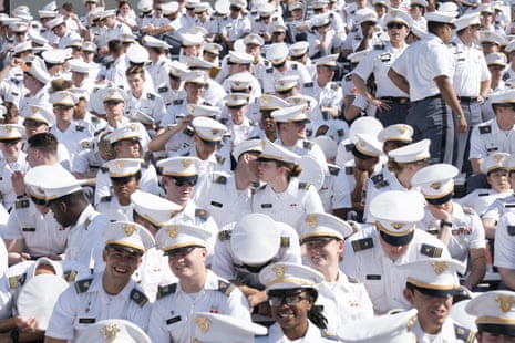 Graham Parsons at West Point commencement ceremony
