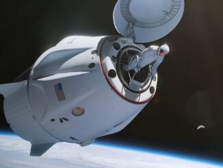 NASA mission patch on a spacesuit, symbolizing agency leadership and innovation