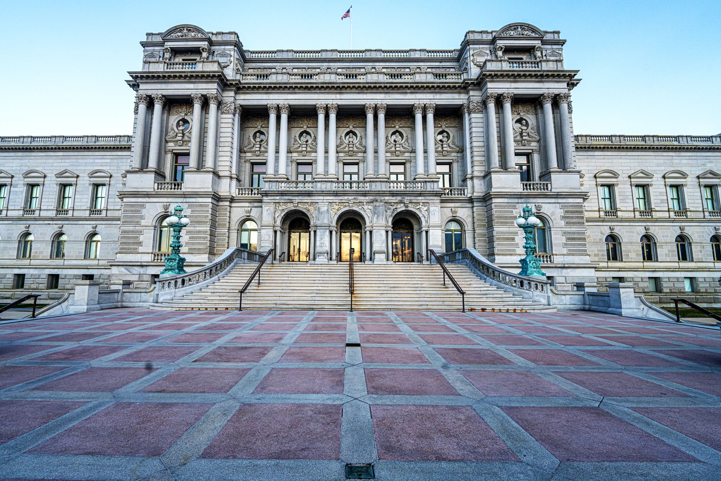 Officials leaving the US Copyright Office building after recent firings | AI news