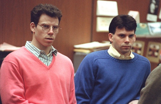 Lyle and Erik Menendez attend a resentencing hearing via video feed, discussing their future in court.