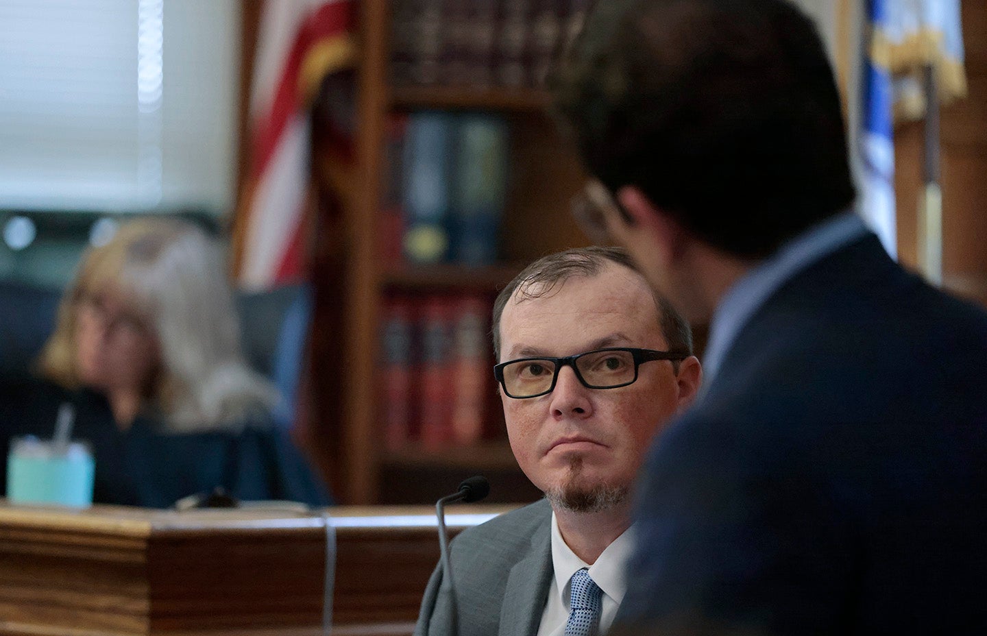 A digital forensic analyst associated with Aperture LLC taking the stand in the Karen Read trial